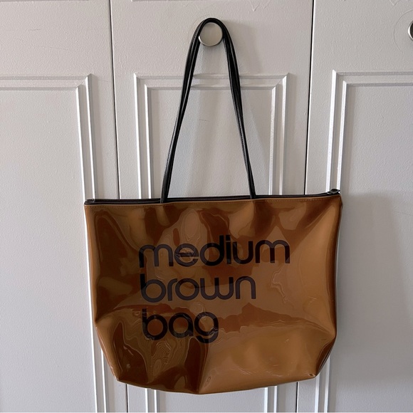Vintage Bloomingdale’s Medium Brown Bag Tote Bag - Picture 2 of 8
